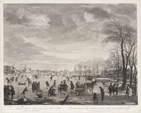 KG 13308
<br/>
Wintergezicht van de Schie bij de stad Delft
<br/>
<em>Lebas, Jacques Philippe (1707-1783)</em>